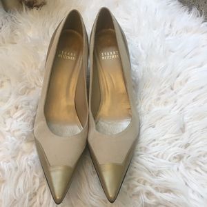 Stuart Weitzman two-toned pumps